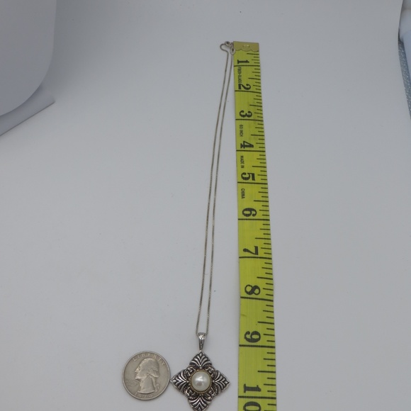 Sterling 14k Freshwater Pearl Necklace - Picture 5 of 8